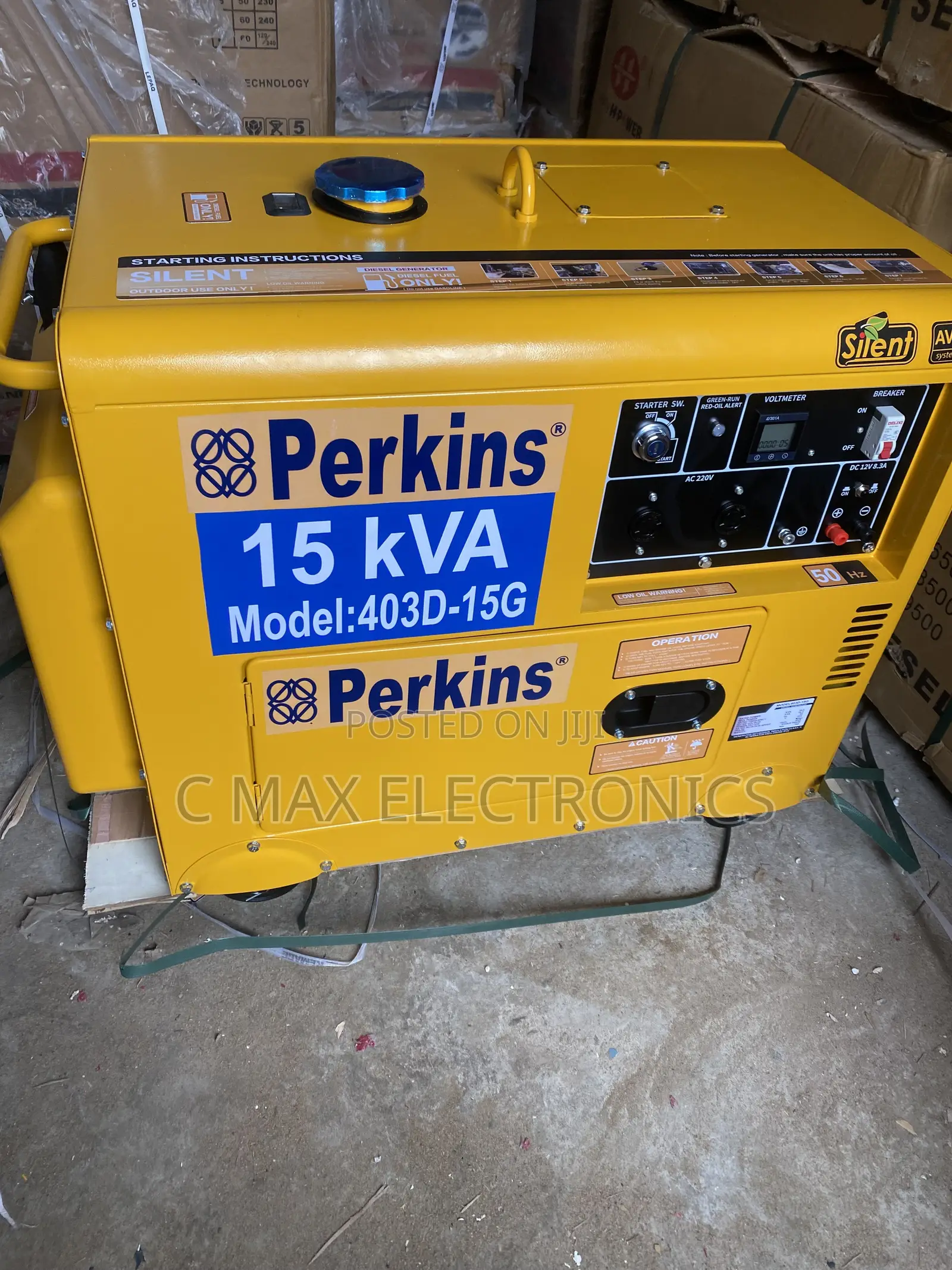 Perkins 15kva Soundproof Diesel Generator
