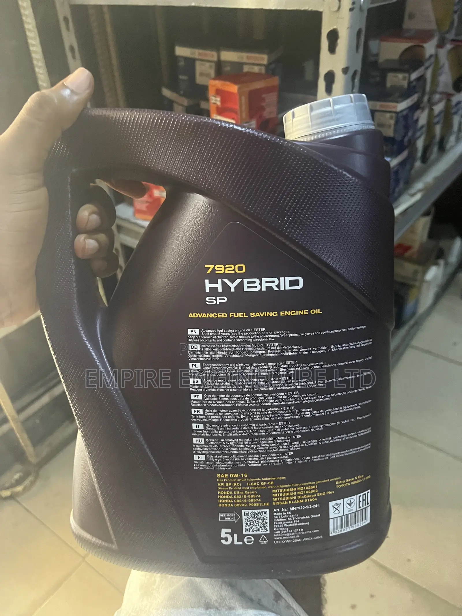 Mannol 0w16 (Hybrid Sp)