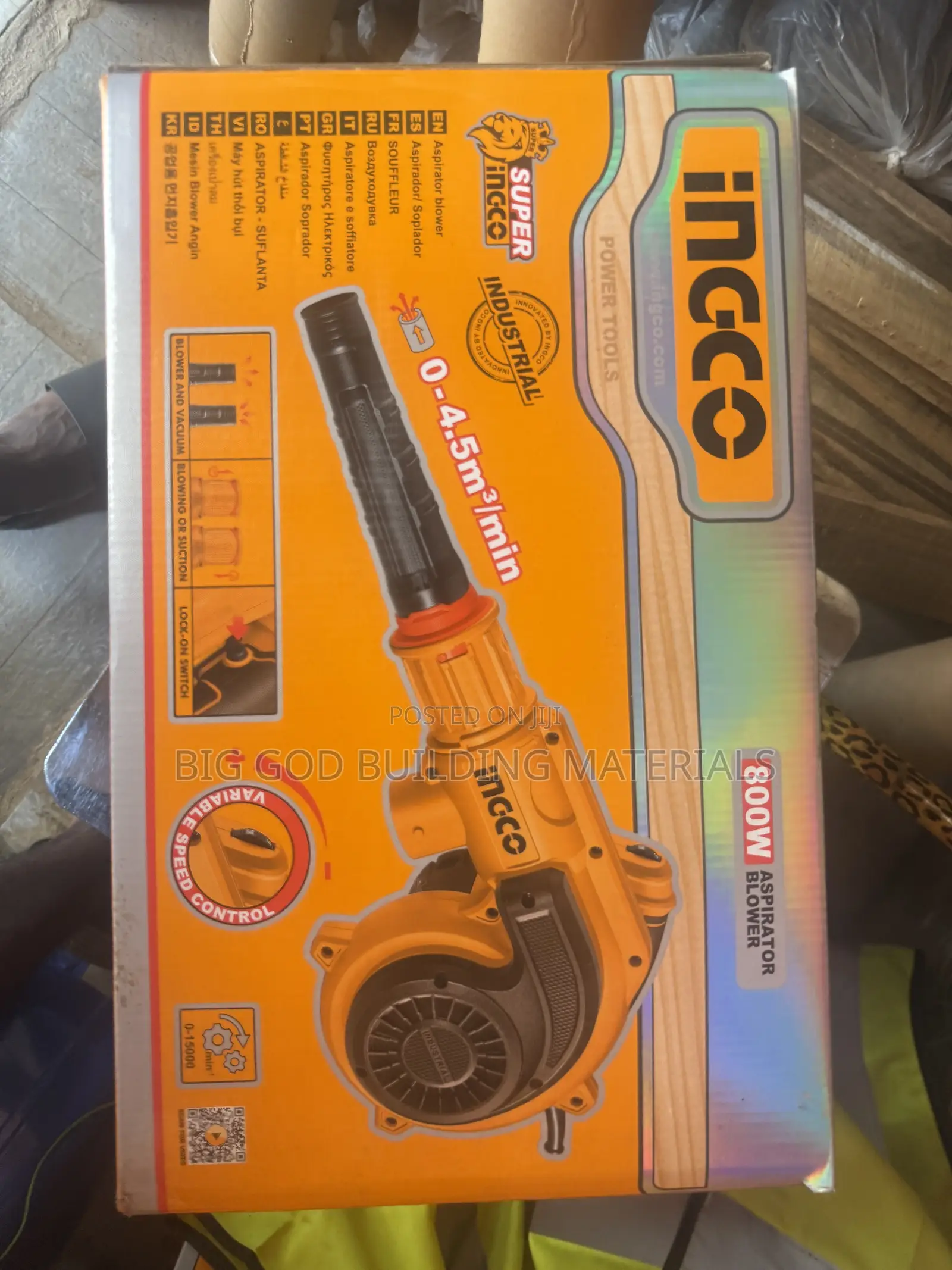 Ingco Aspirator Air Blower 800w