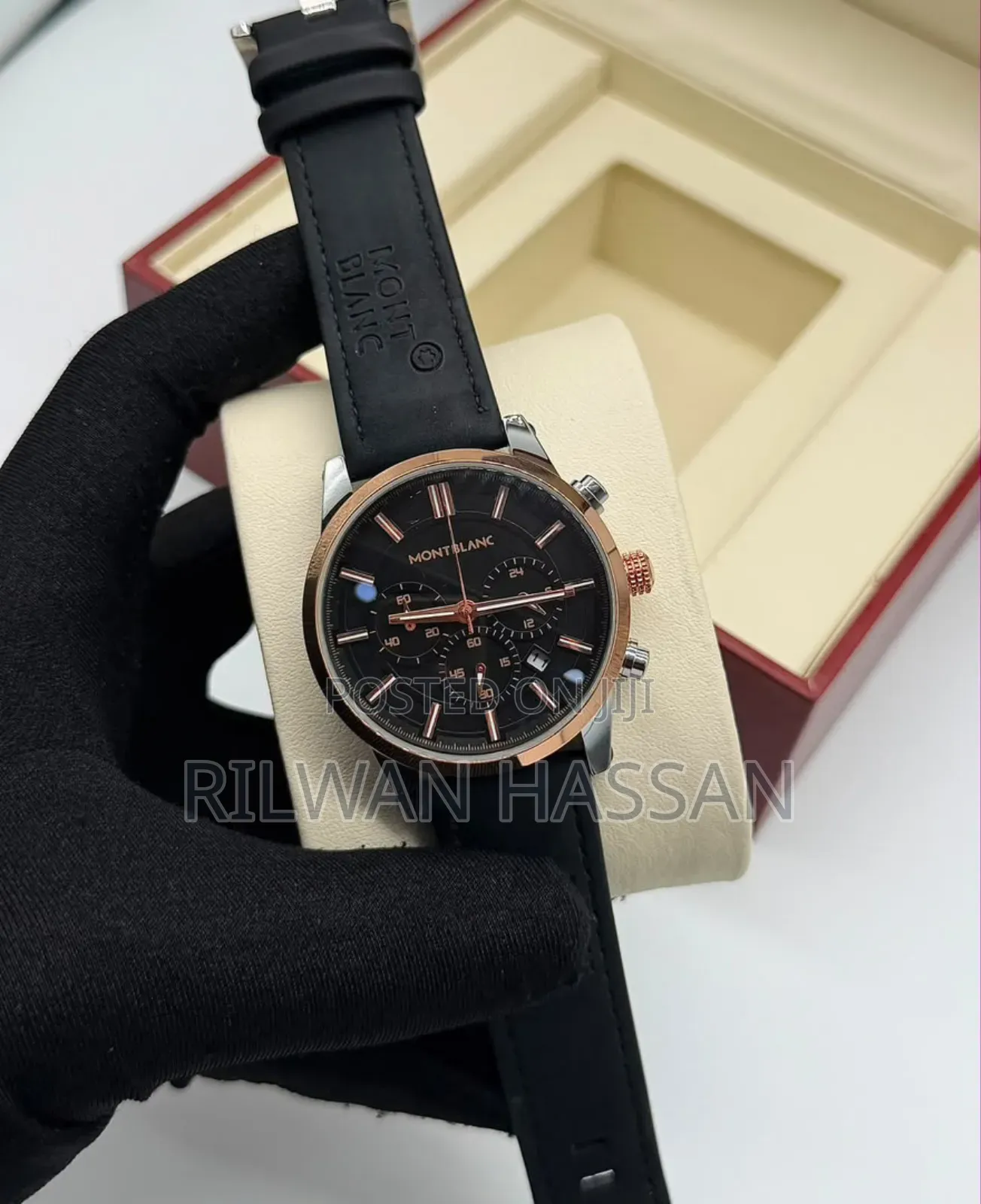 Mont Blanc Active Chronograph Faux Leather