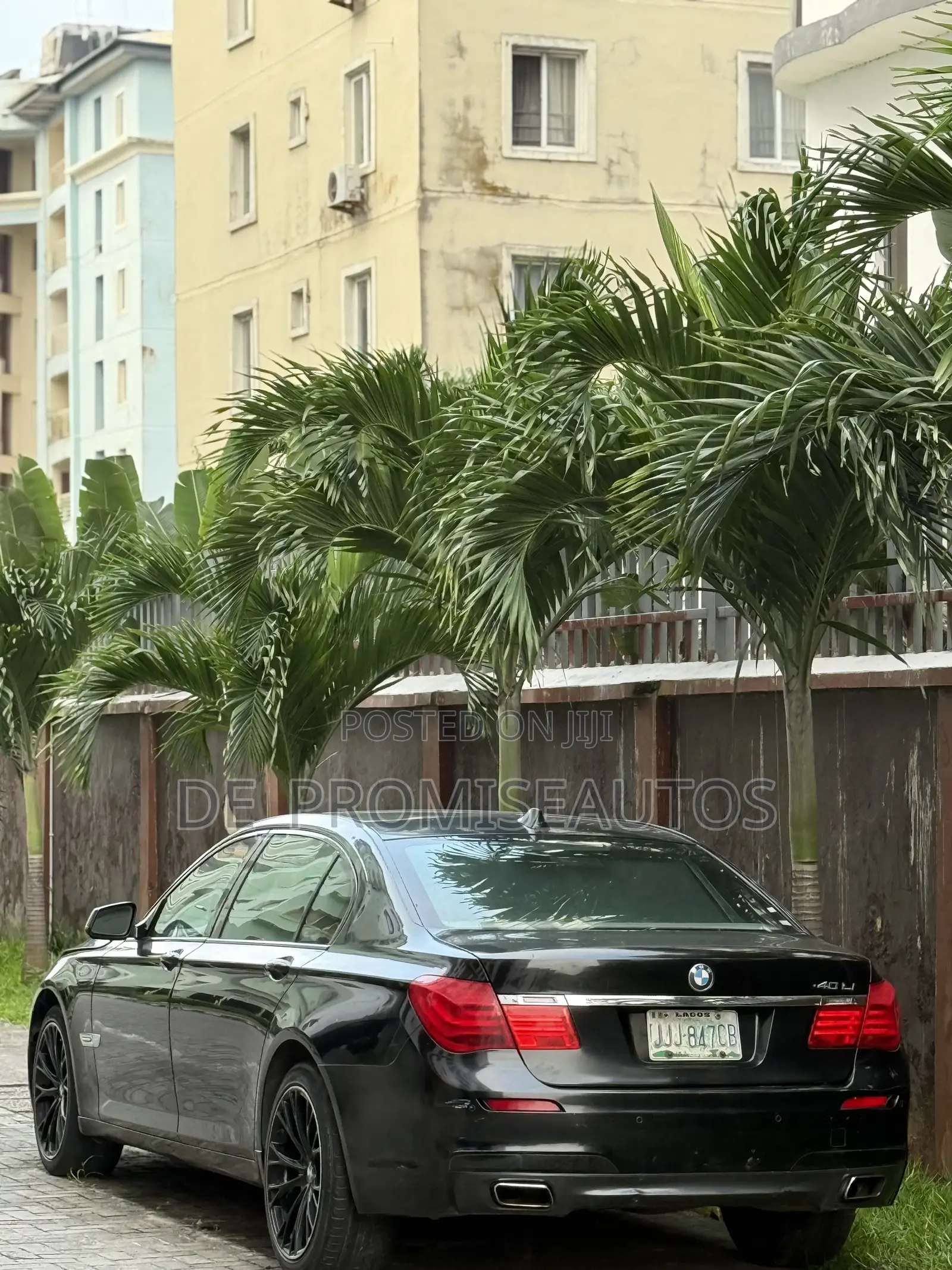 BMW 740 2011 Black