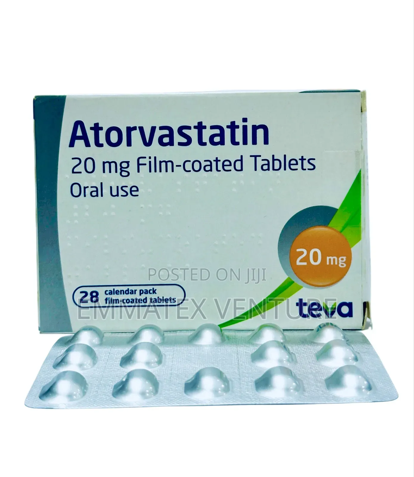 Atorvastatin 20mg Tablet X28