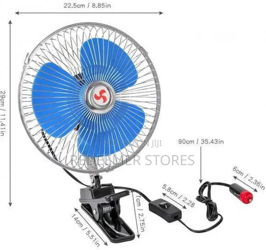 Portable Car Fan
