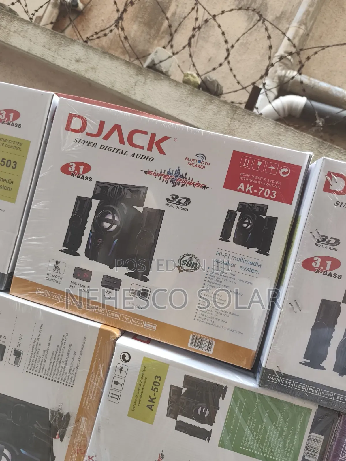 DJACK AK-703 Party Speaker – Loud, Clear Powerful