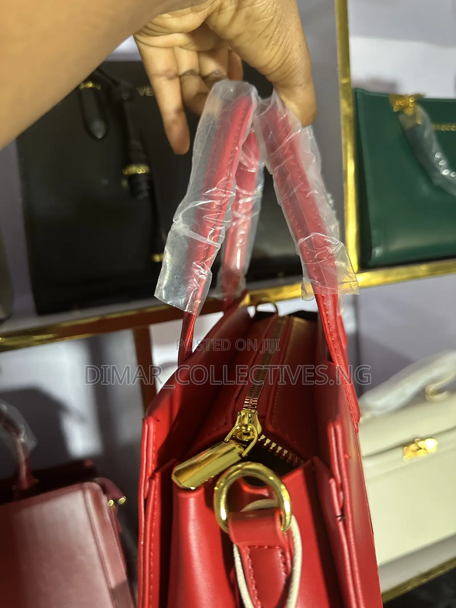 2 in 1 Big Fashion Quality Red Female Handbag