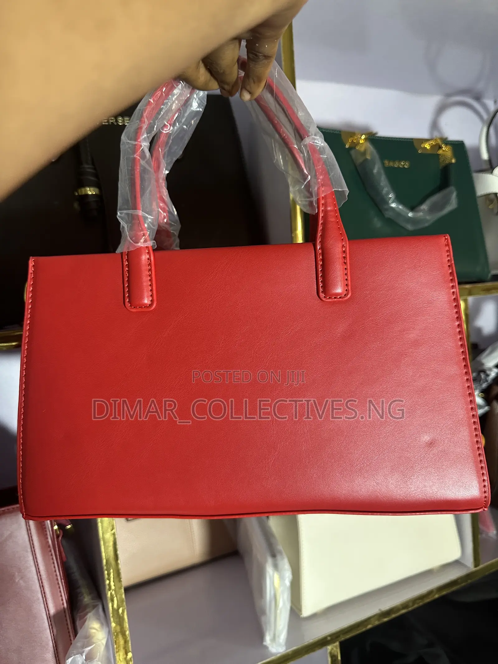 2 in 1 Big Fashion Quality Red Female Handbag
