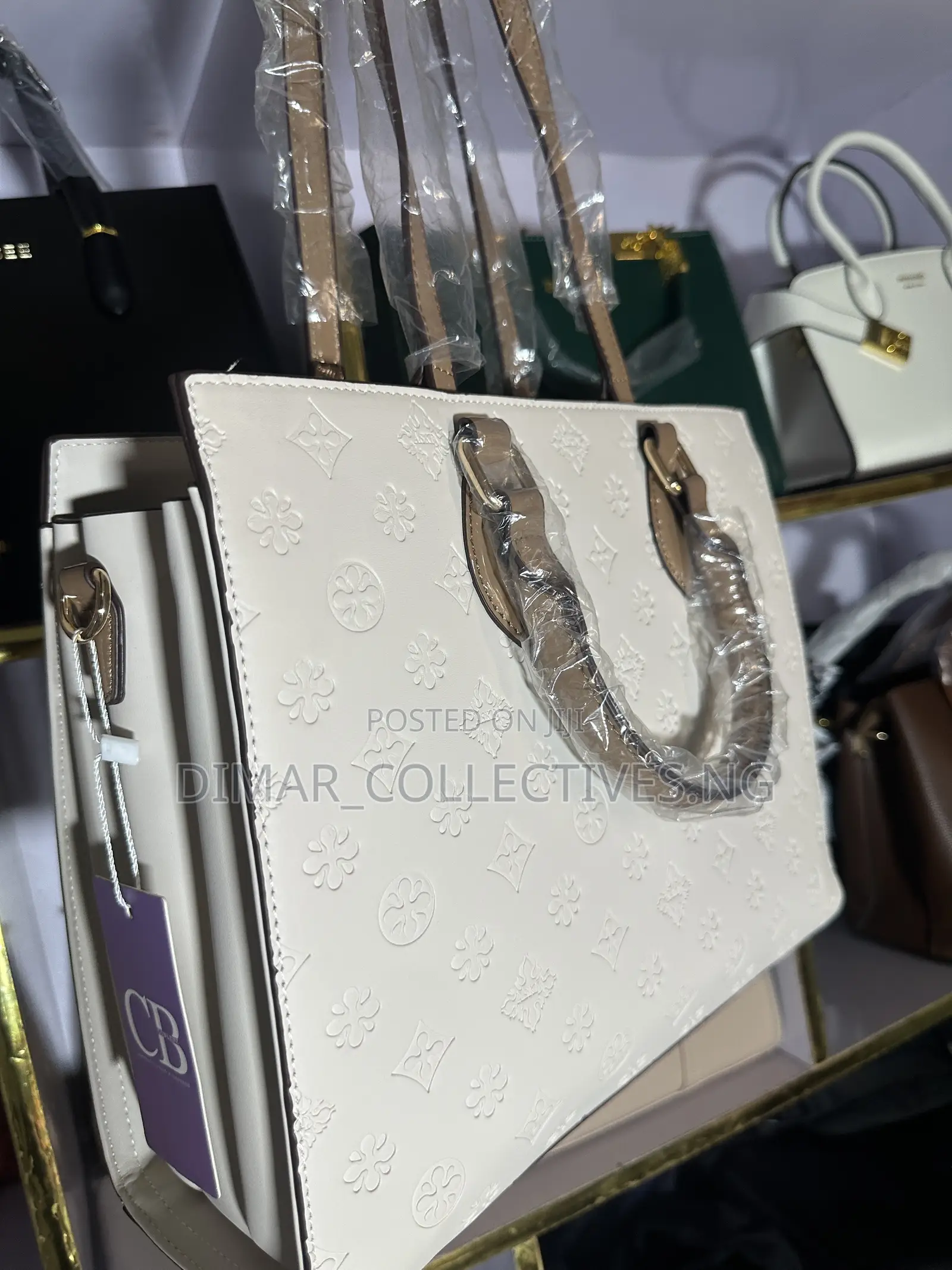 Big Fashion Quality Beige Female Handbag