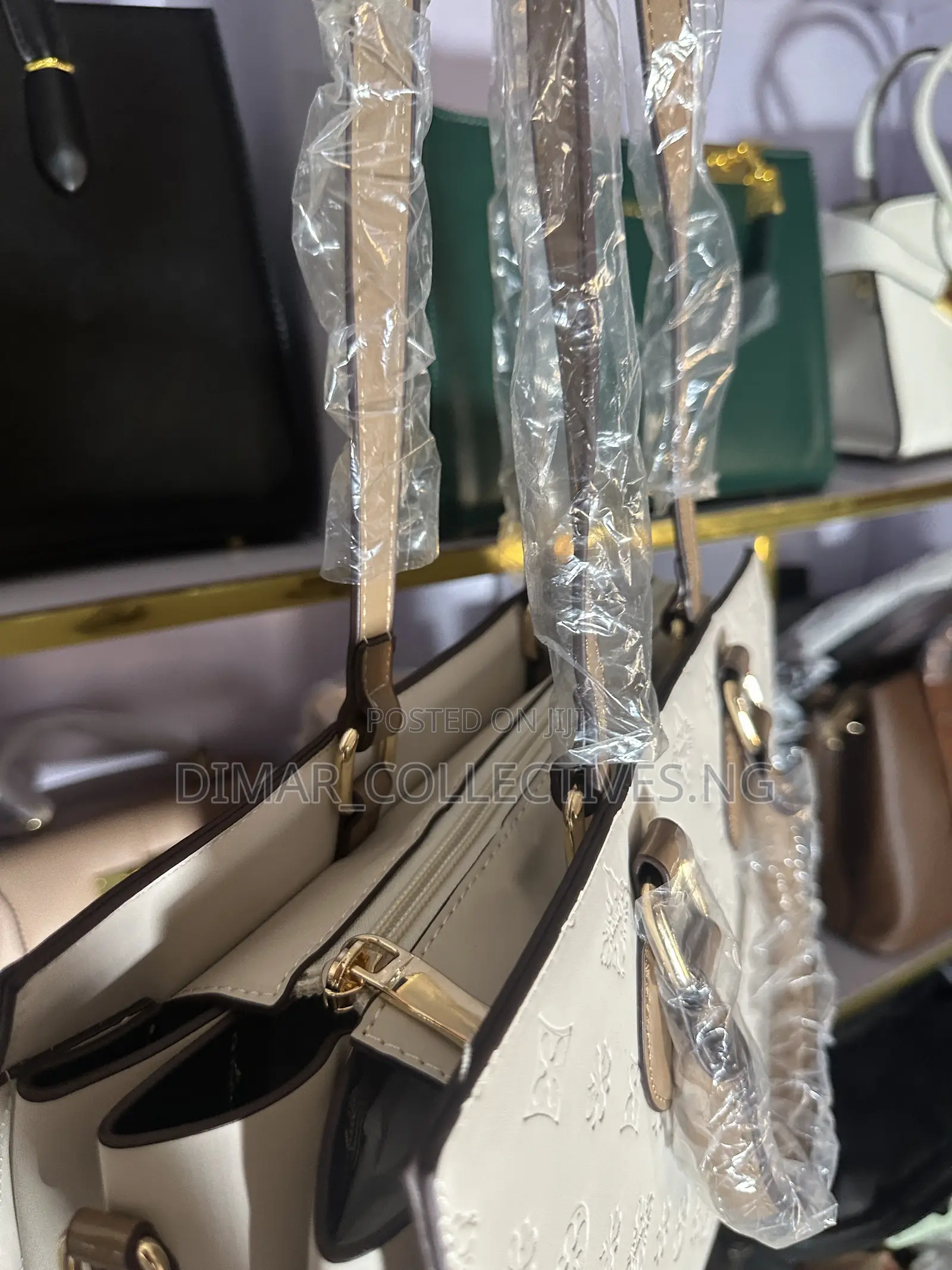 Big Fashion Quality Beige Female Handbag
