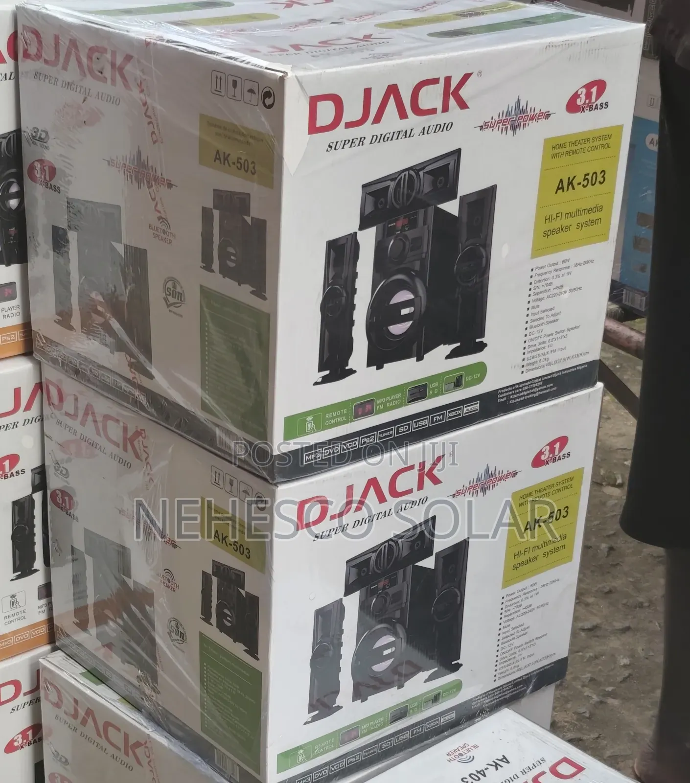 Original DJACK AK-503 Sound System Available