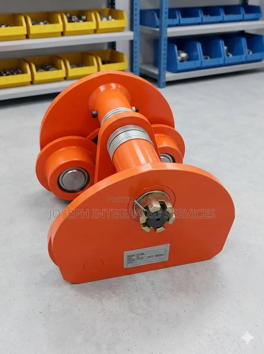 5Ton Heavy-Duty Orange Hoist Trolley