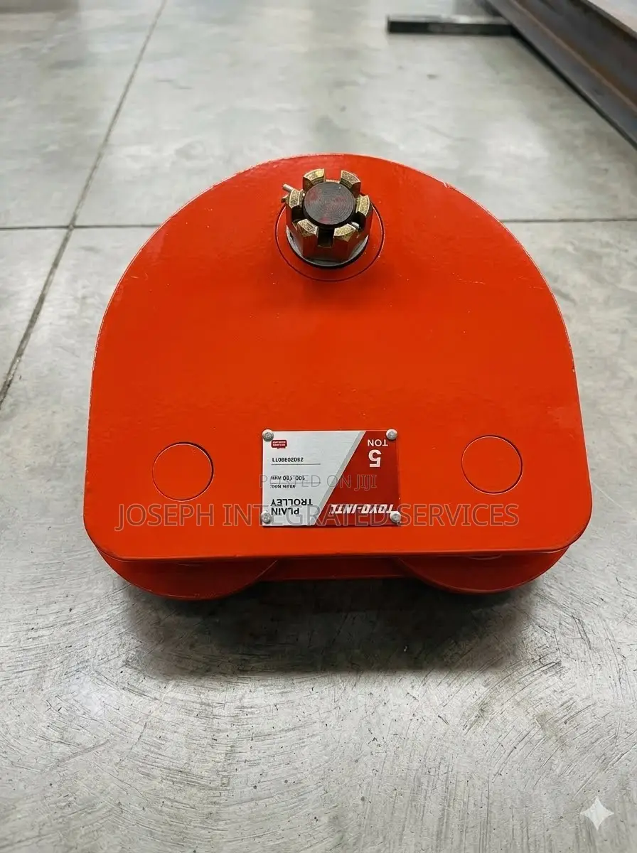 5Ton Heavy-Duty Orange Hoist Trolley
