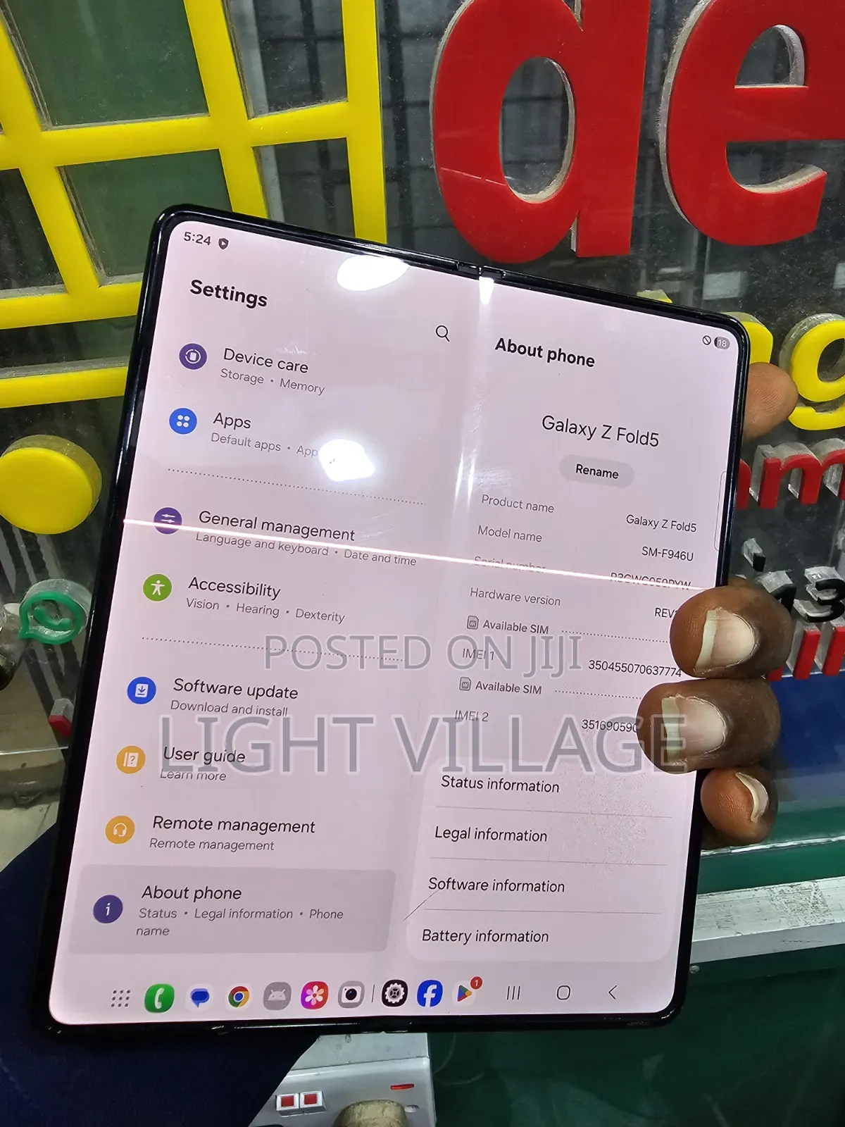 Samsung Galaxy Z Fold 5 256 GB Black