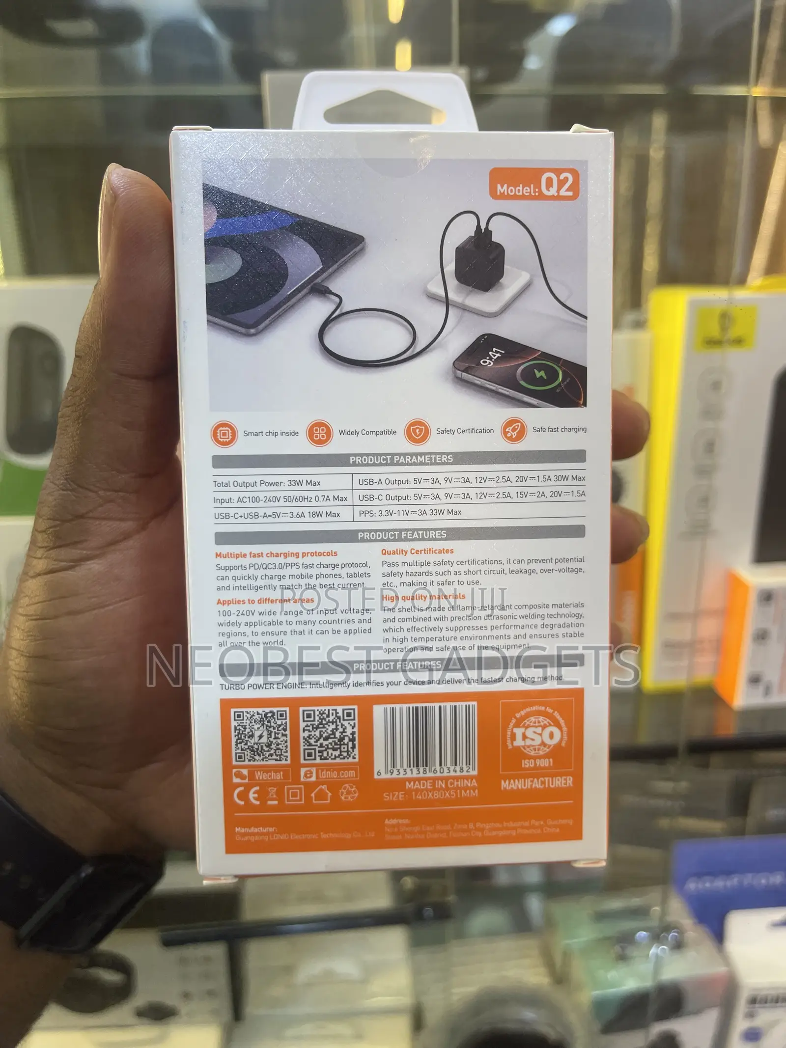 LDNIO 33W Super Fast Charger