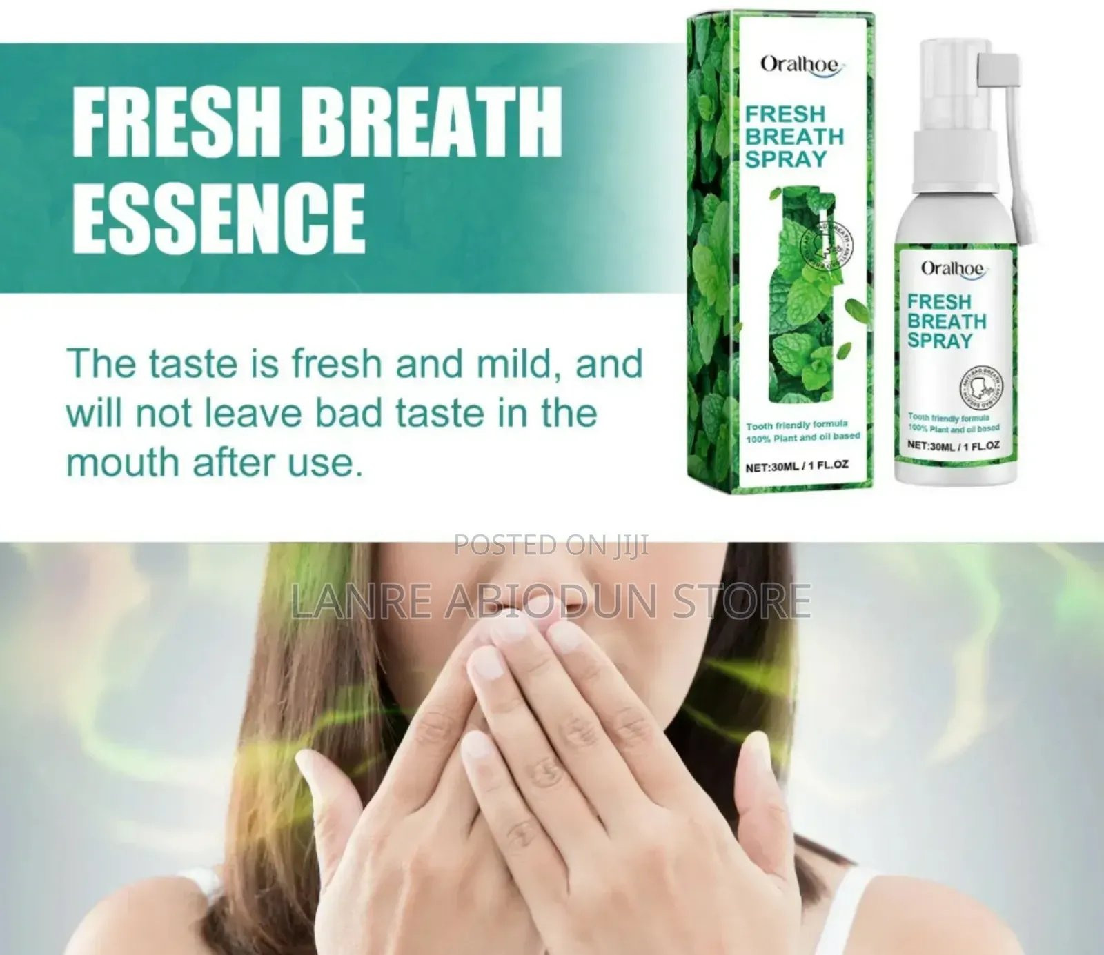 Fresh Breath Essence and Anti Bacteria Effect (Mouth Wash)