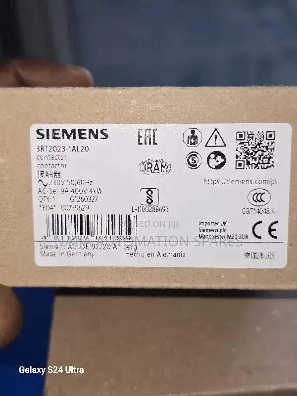3rt2023-1al20 | Siemens CONTACTOR, AC-3 9A, 4 KW / 400 V, 230Vac Coil