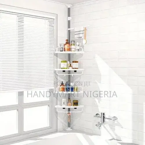 4-Tier tElescopic Adjustable Multi-Corner Shelf 15% OFF