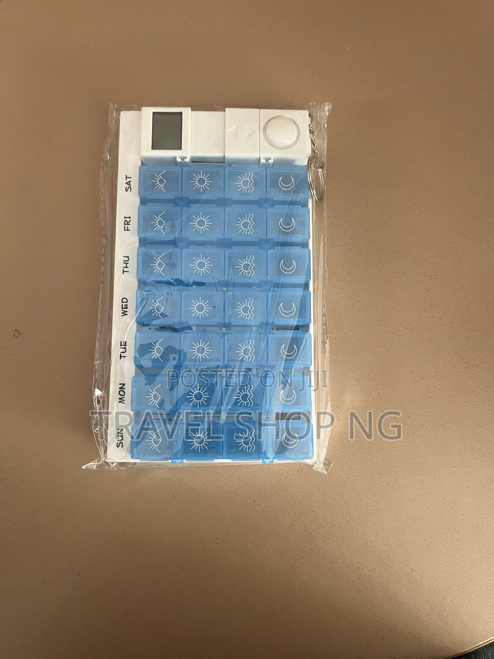 Smart 28 Compartment Pill Organizer W/Timer