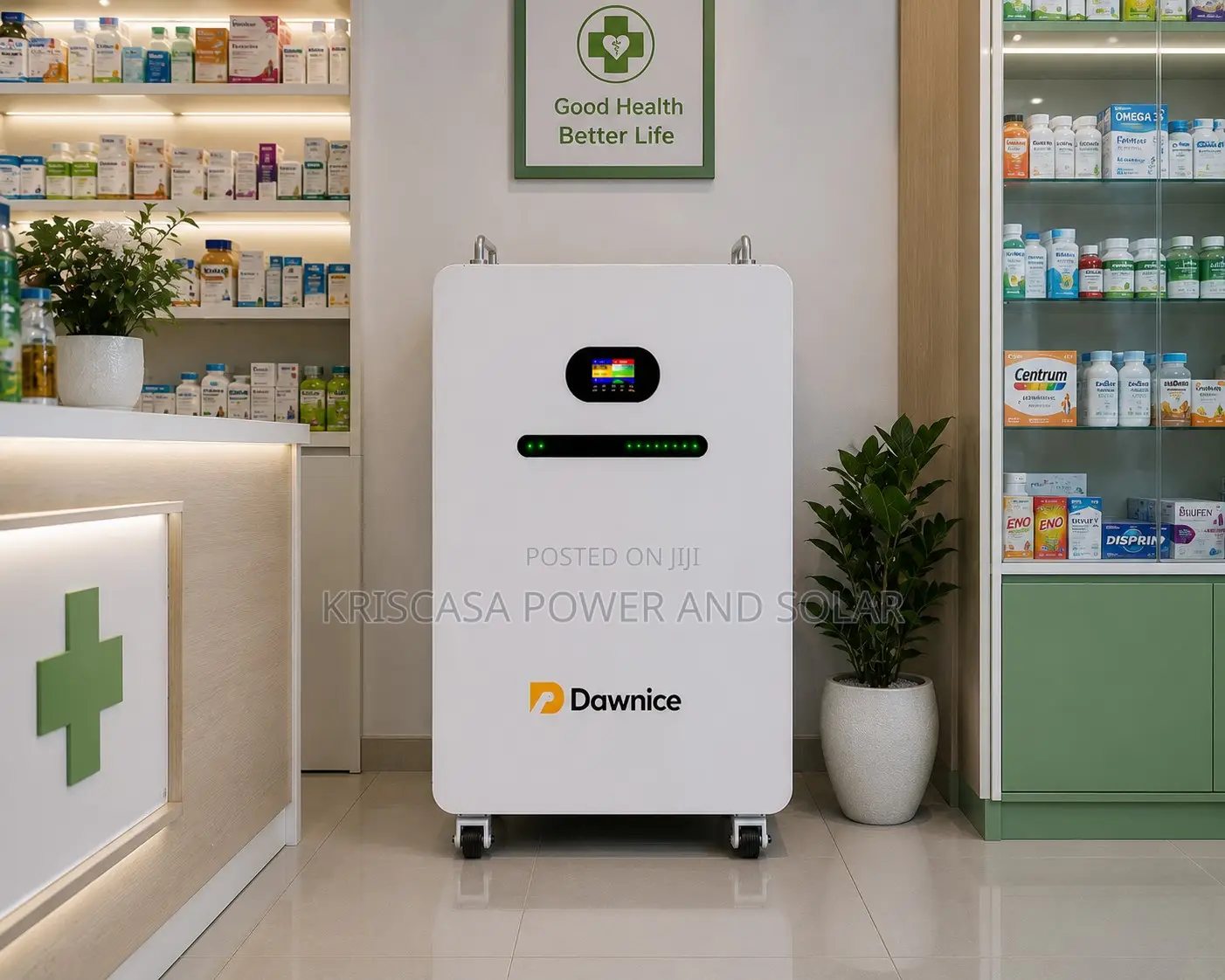 Dawnice 20kWh Lithium Battery | 51.2V 410Ah LiFePO4 Solar Battery