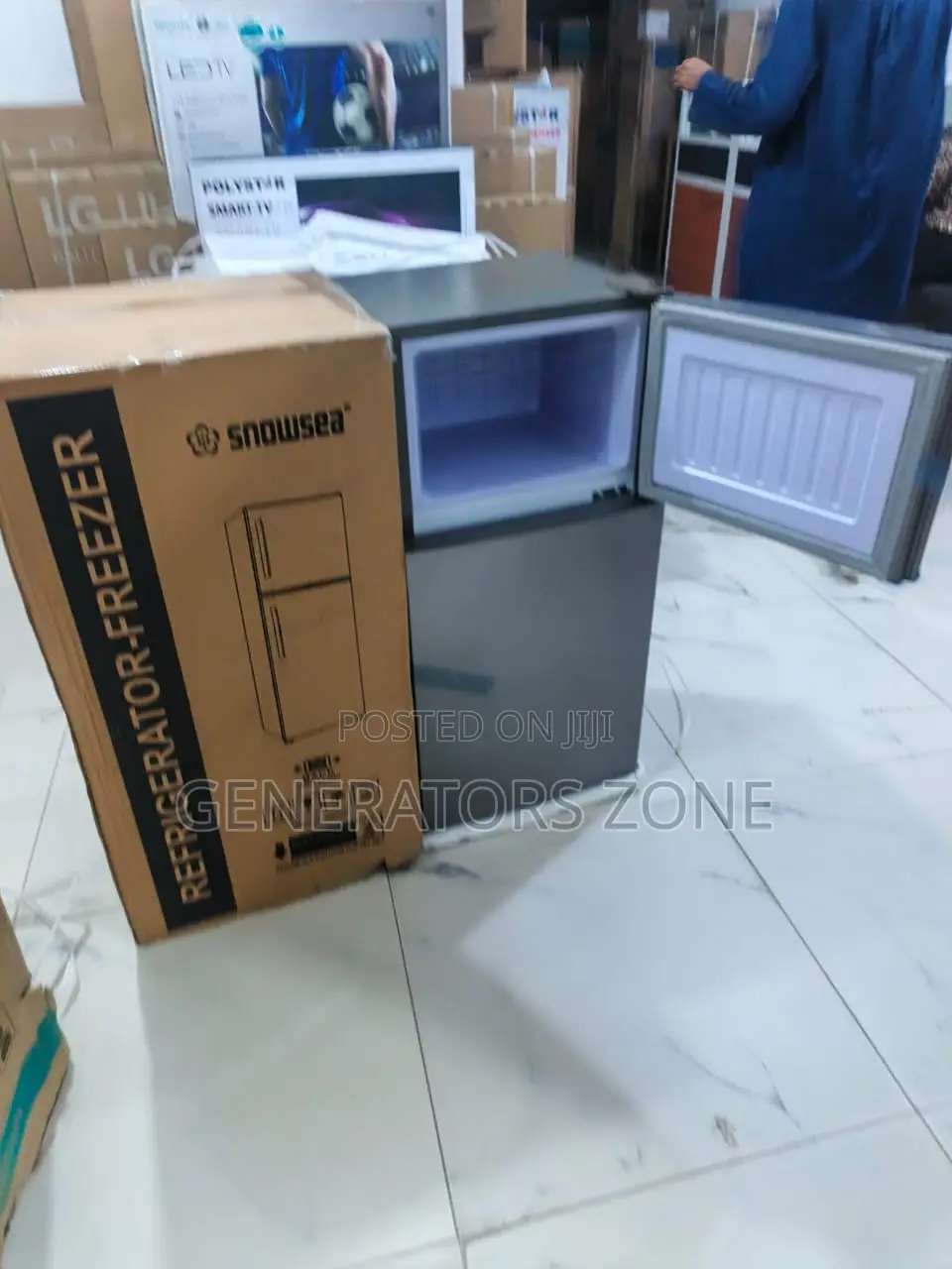Snowsea BCD-136 Twin Door Fridge
