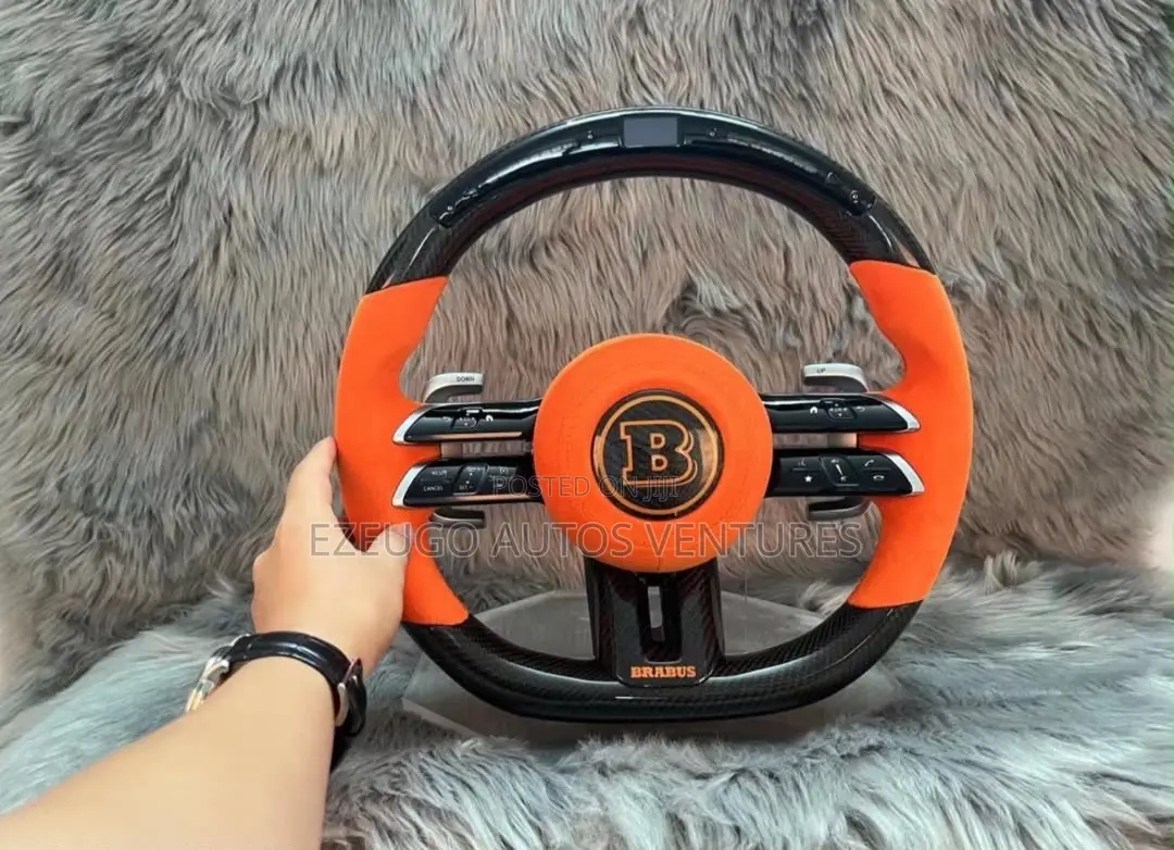 Carbon Fiber Top and Bottom Steering Wheel