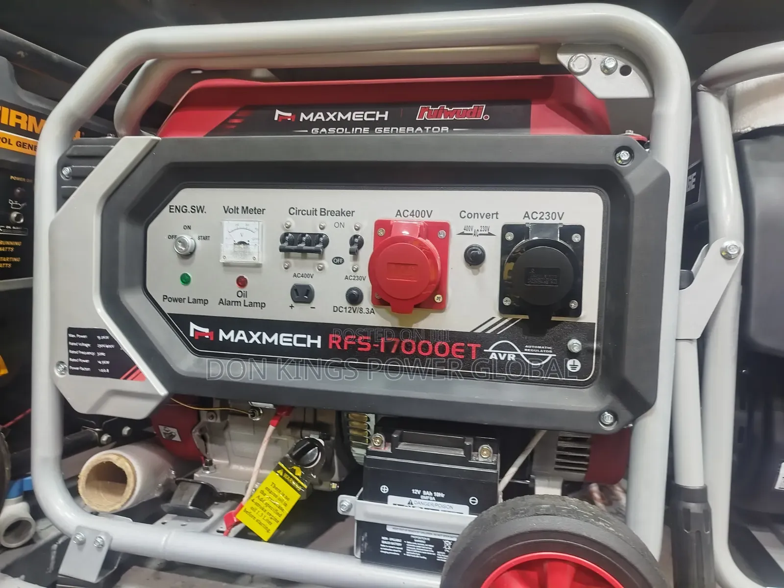 MAXMECH RFS 17000 ET 14.5KVA Electric Start Generator