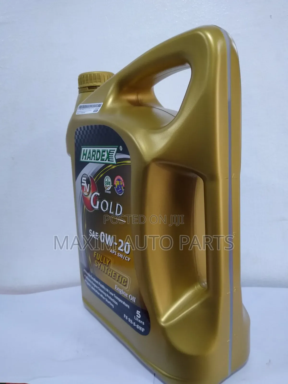 Hardex Gold 0w-20 Fully Synthetic Engine Oil - 5l