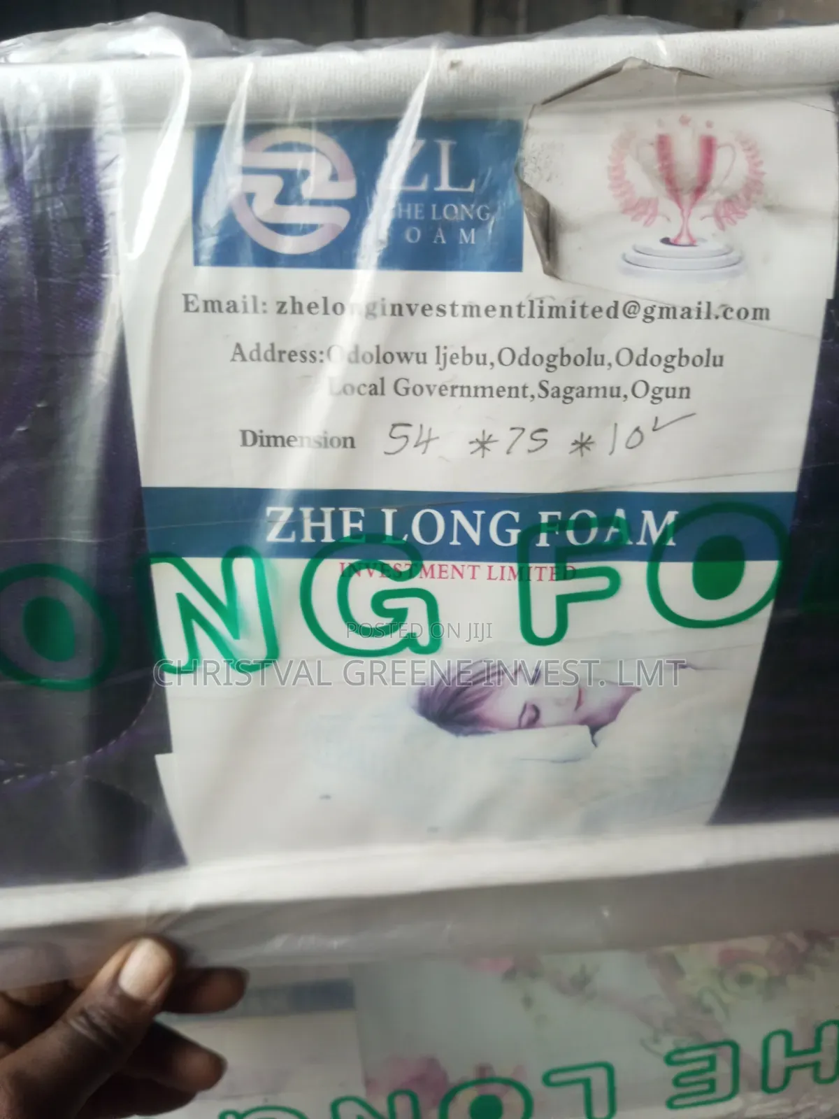 41⁄2x6x10 Inches Zhe Long Foam