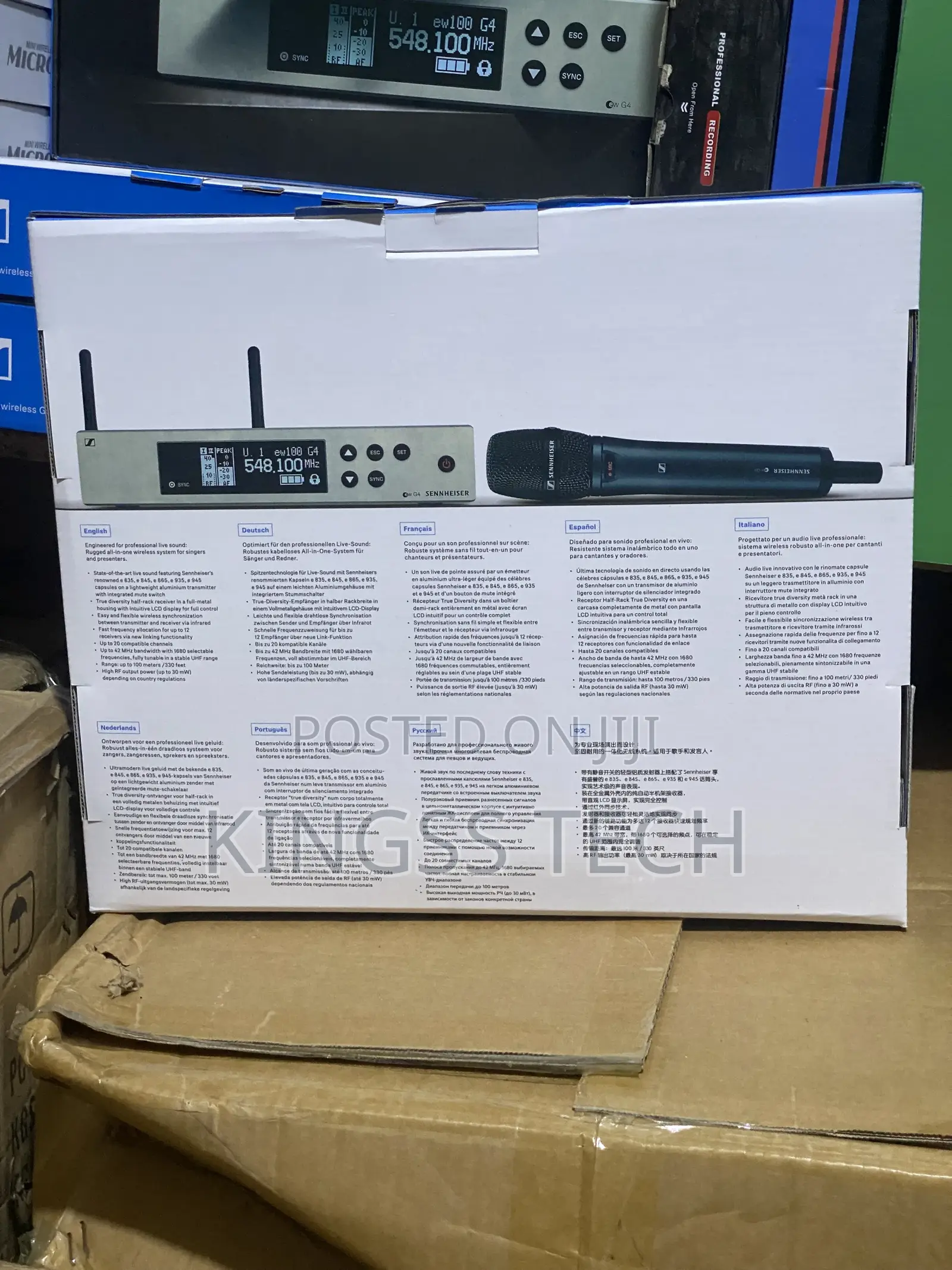 Sennheiser EW 100 G4-835-S Wireless Handheld Microphone System