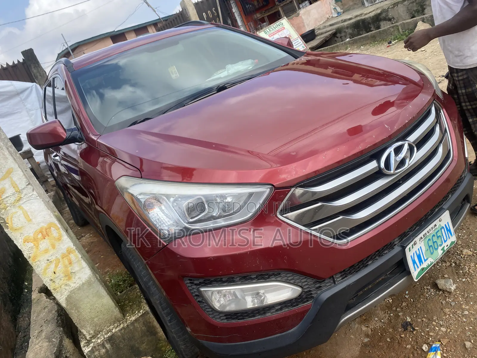 Hyundai Santa Fe 2016 Red
