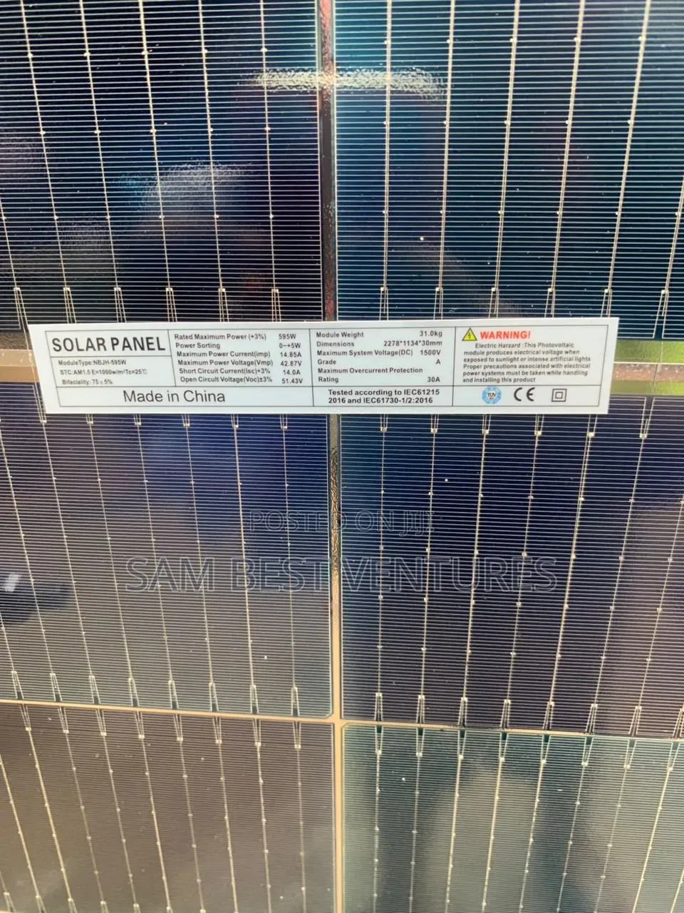 595w Solar Panels Canadian Monocyline