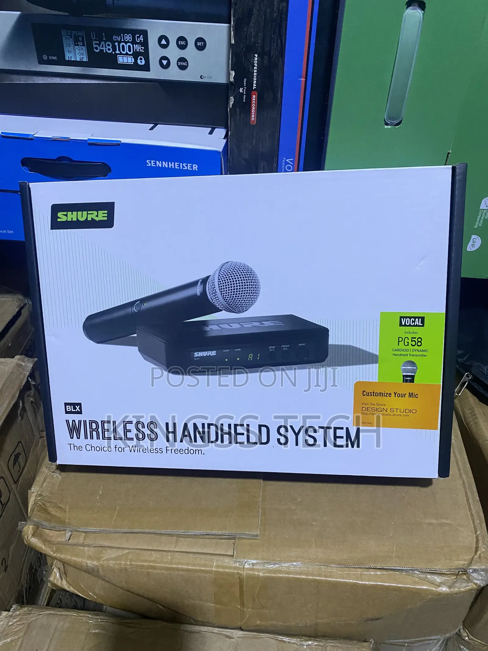 Shure BLX24/PG58 Wireless Vocal System With PG58 Hd