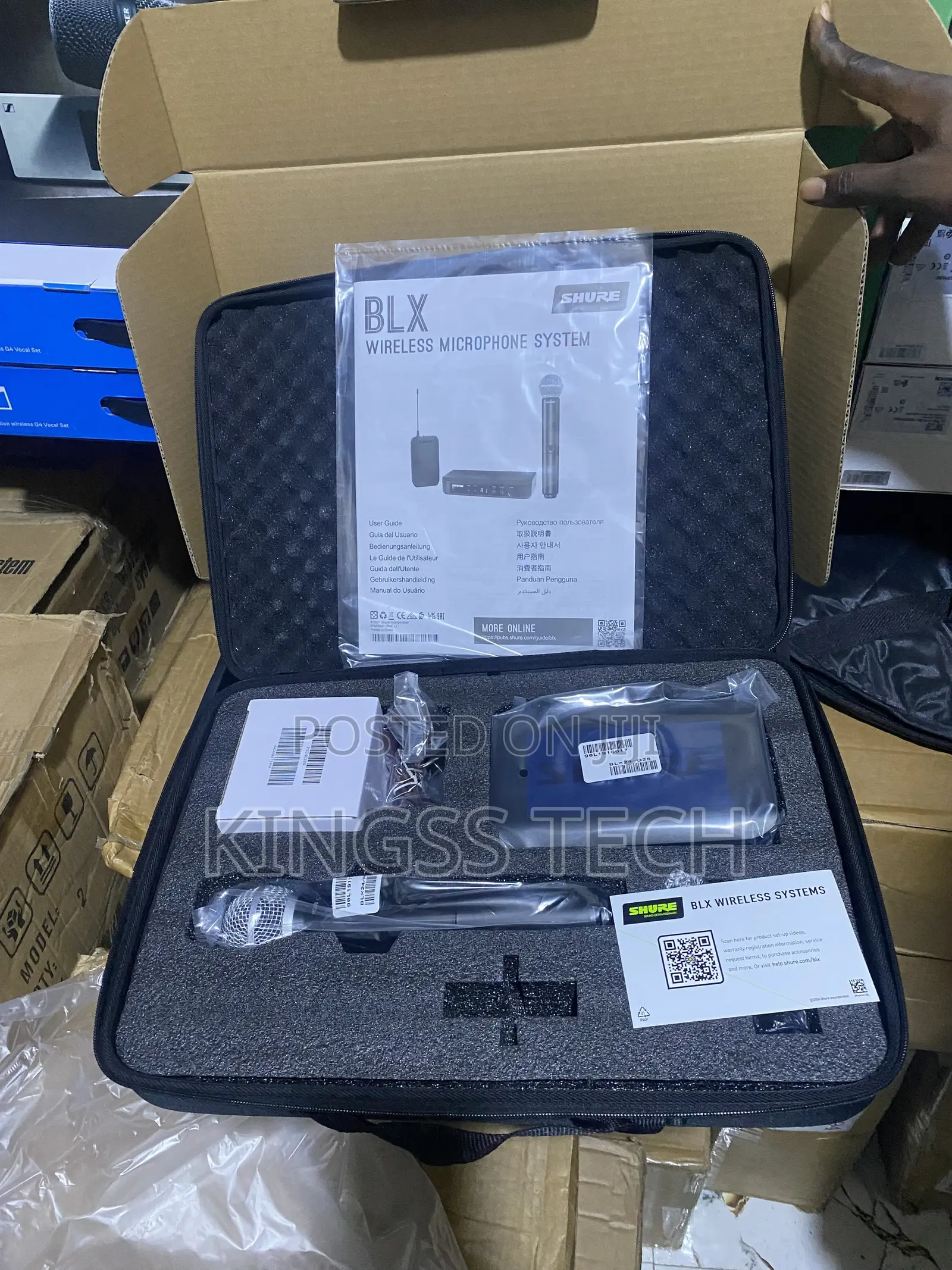 Shure BLX24/PG58 Wireless Vocal System With PG58 Hd