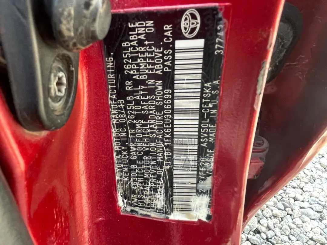 Toyota Camry 2013 Red