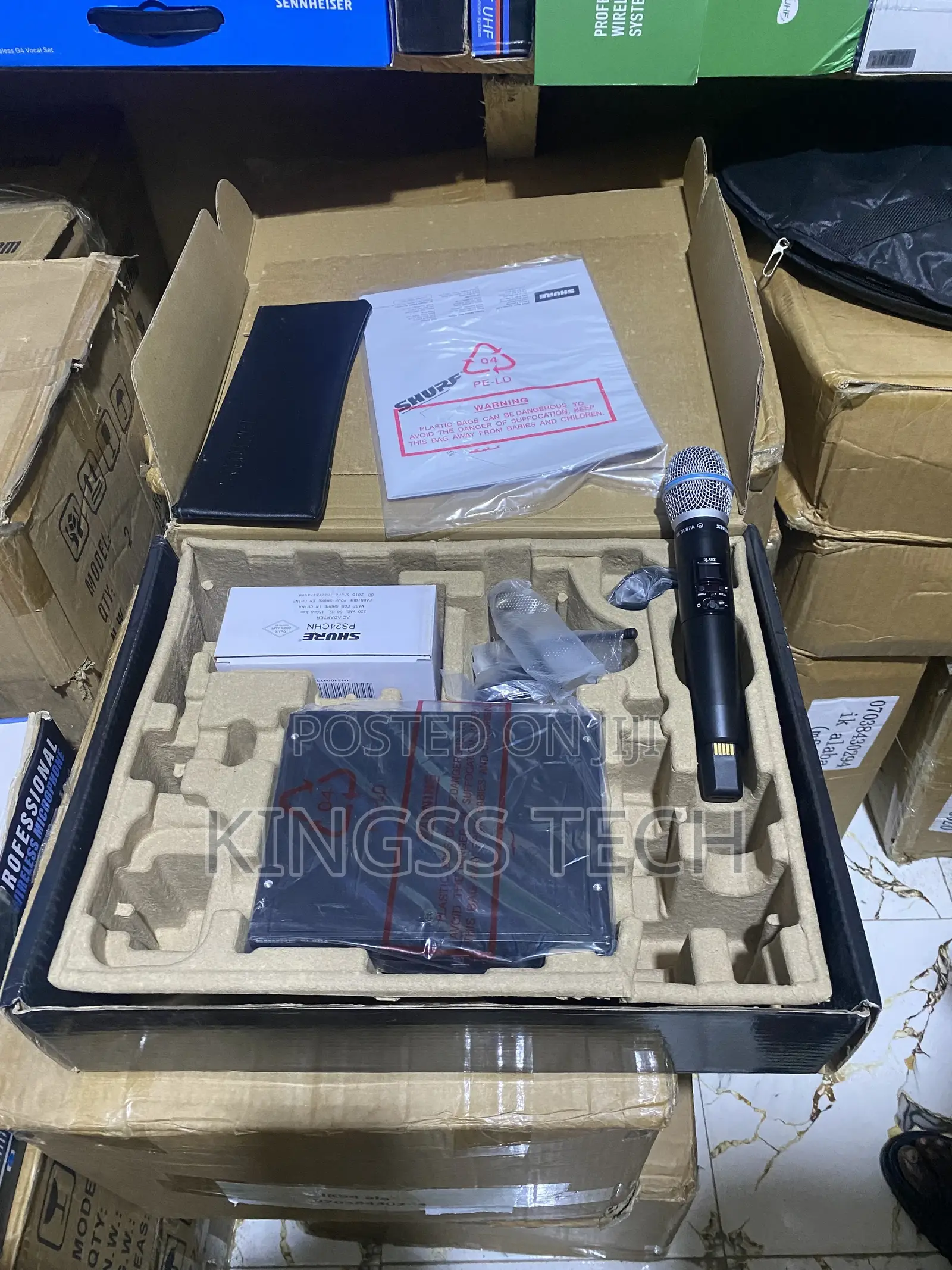 SHURE SLXD24/B87A Handheld Wireless System