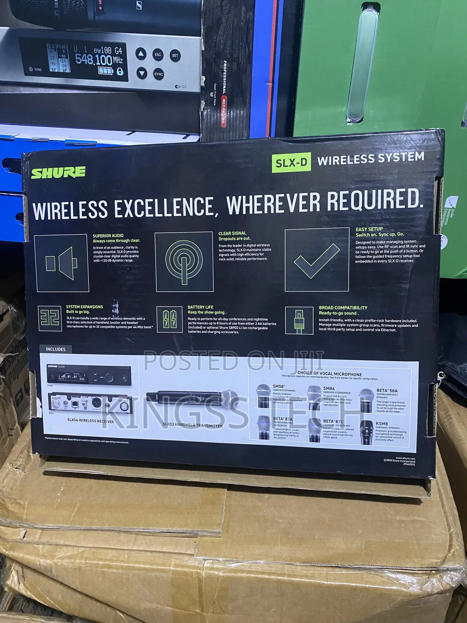 SHURE SLXD24/B87A Handheld Wireless System