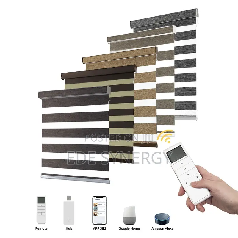 Smart Motorized Window Blinds With Remote Control