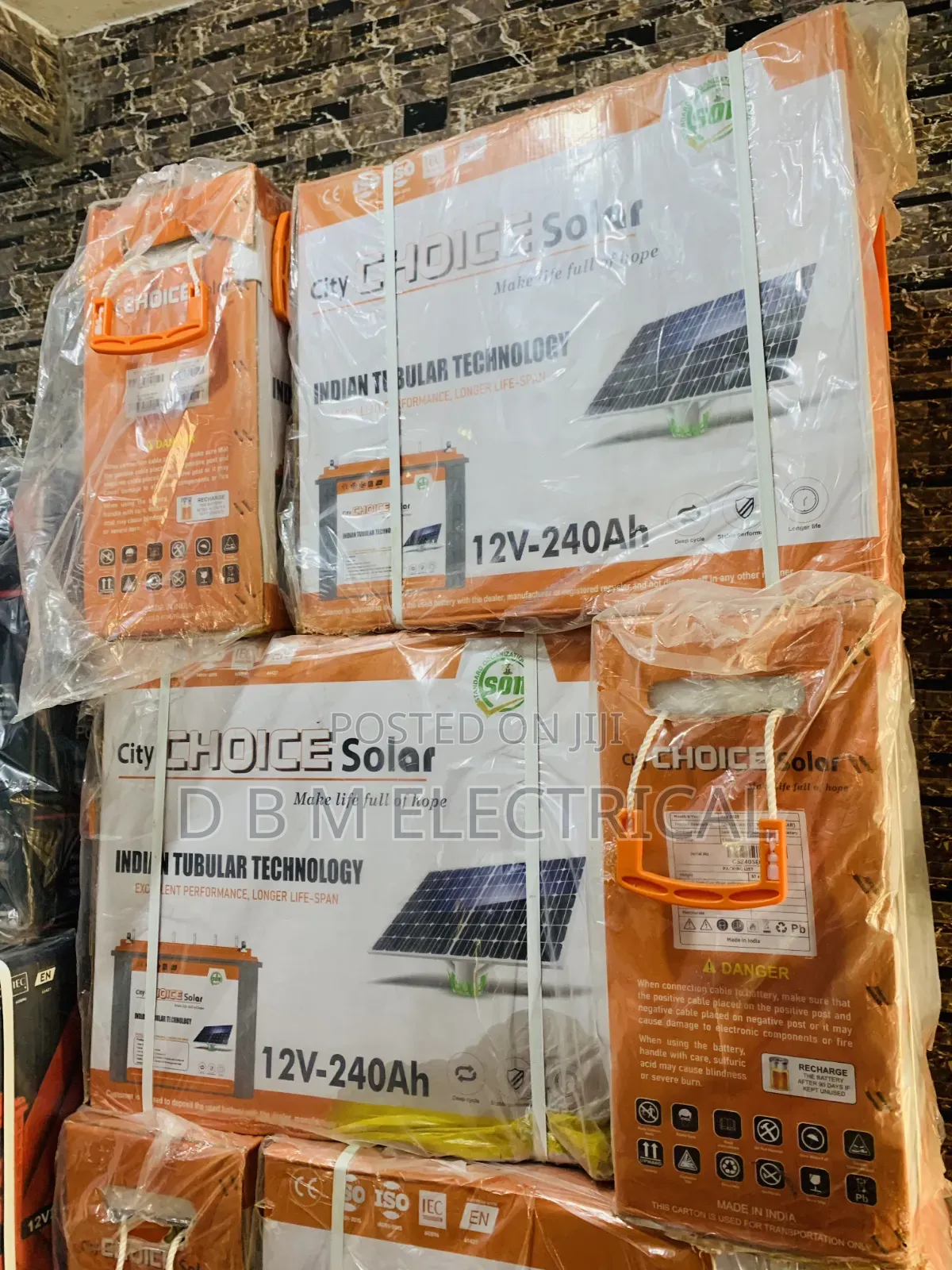 240ah Solar Tumbler Battery 12v