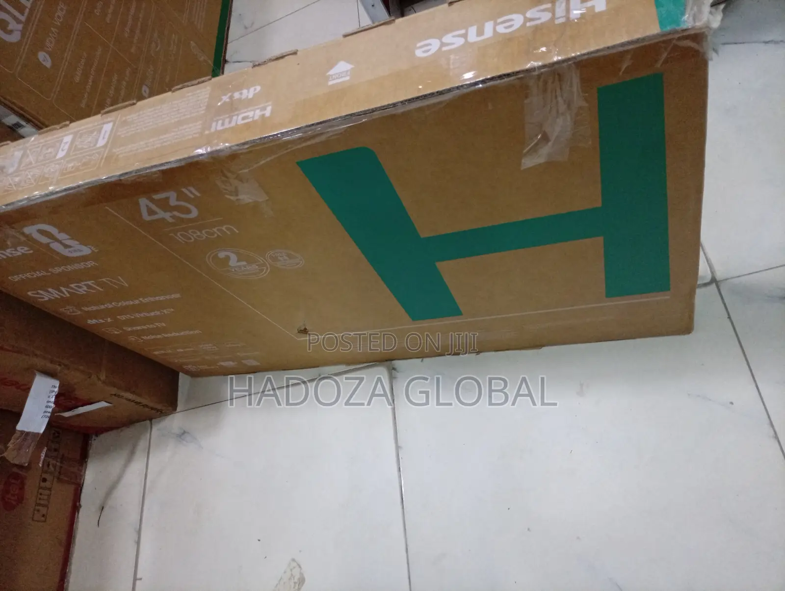 Hisense 43 Inch Smart TV With HDMI USB WiFi Netflix and YouTube Apps