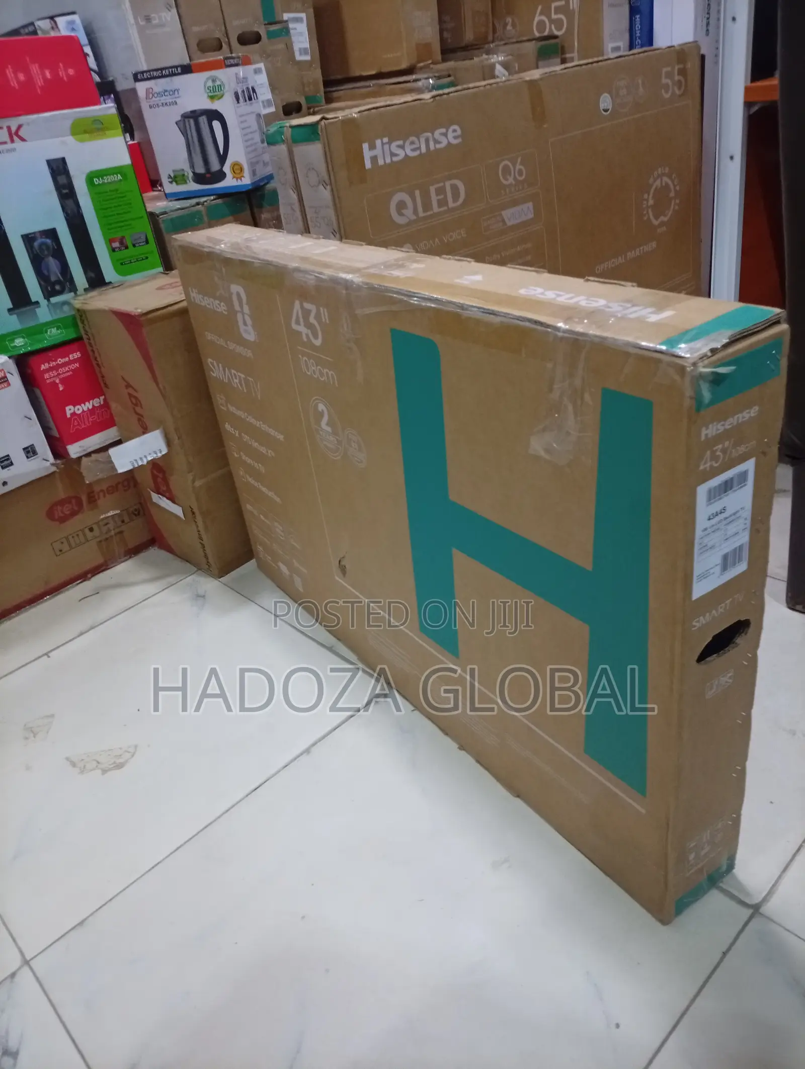 Hisense 43 Inch Smart LED TV Perfect for Home Office and Entertainment