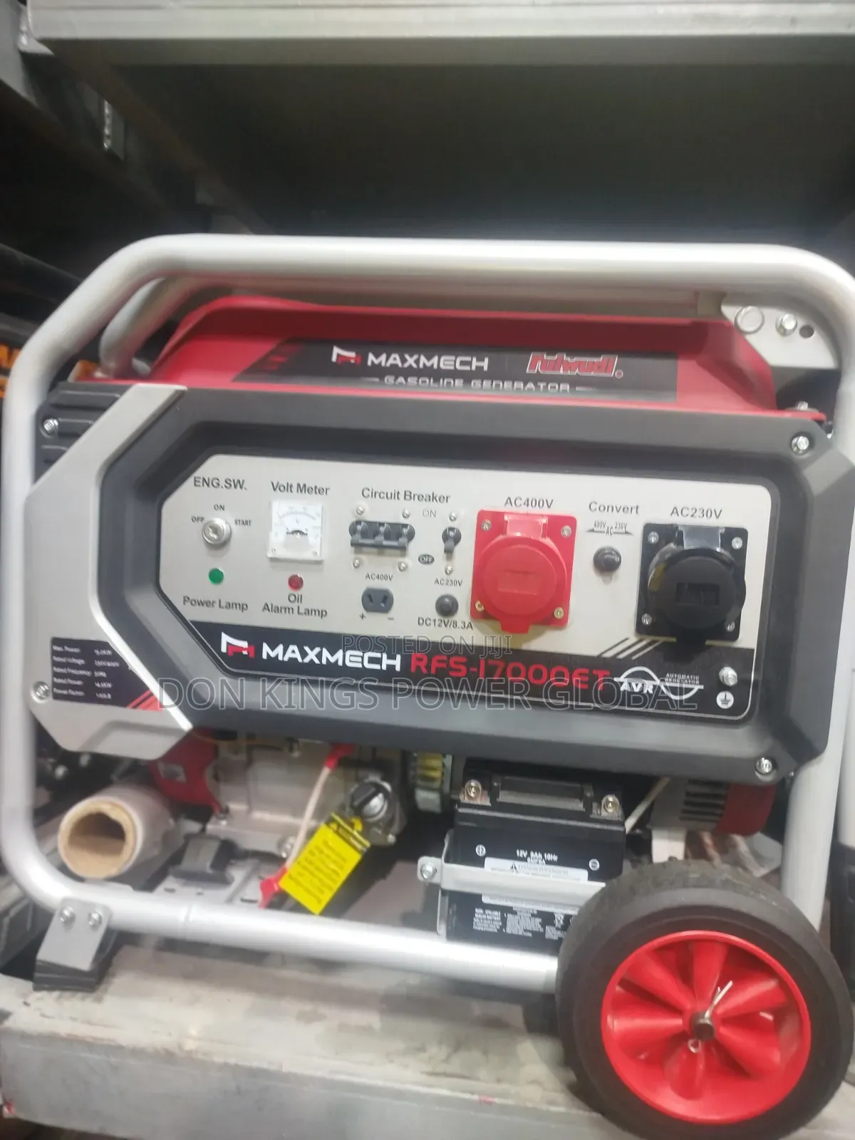 MAXMECH RFS 17000 ET 14.5KVA Generator With 100% Copper Coil