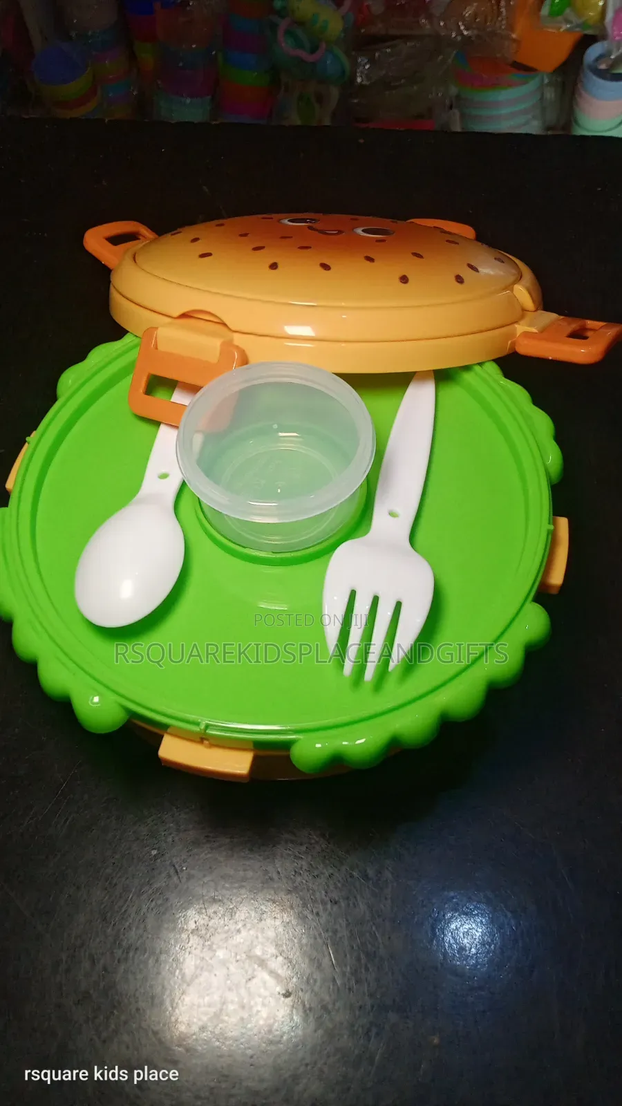 Burger Lunch Box for Kids School