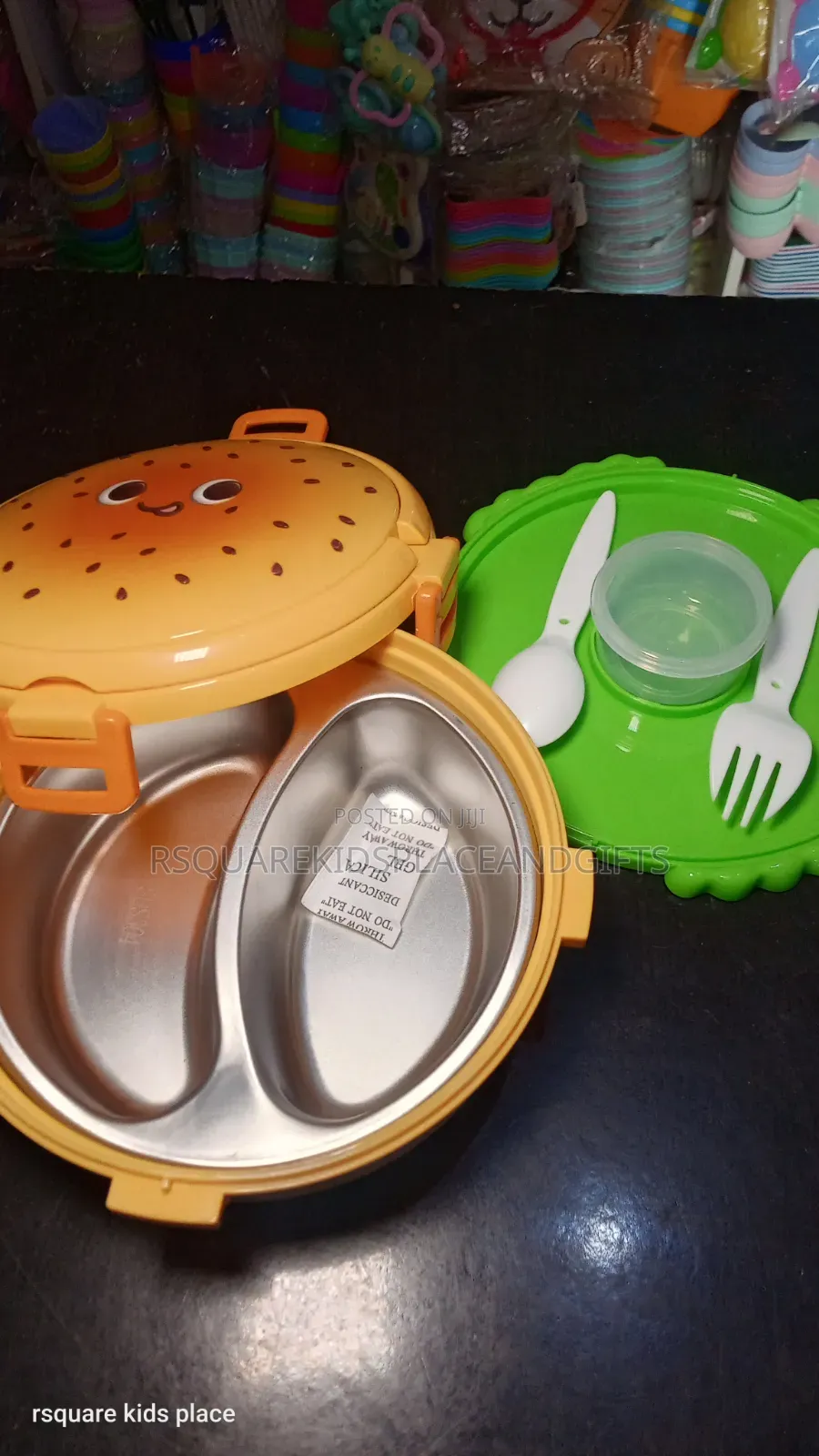 Burger Lunch Box for Kids School