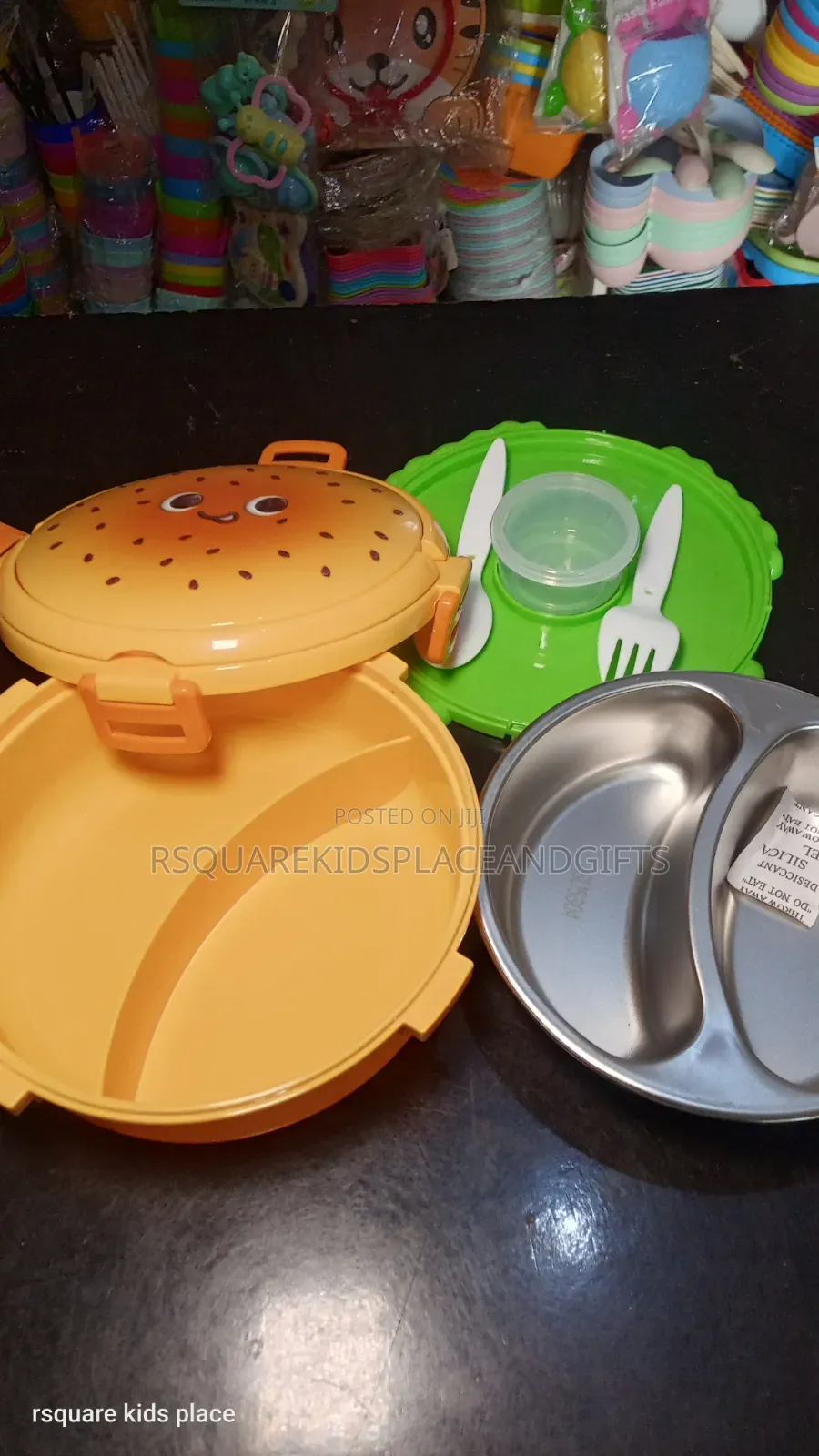 Burger Lunch Box for Kids School