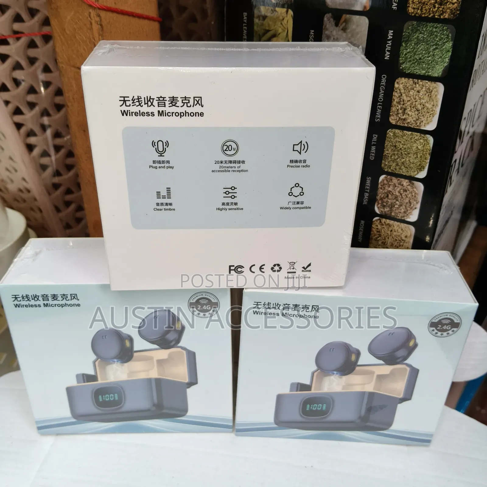 Q8 Wireless 3 in 1 Mic With Noise Cancellation for Content Creation.