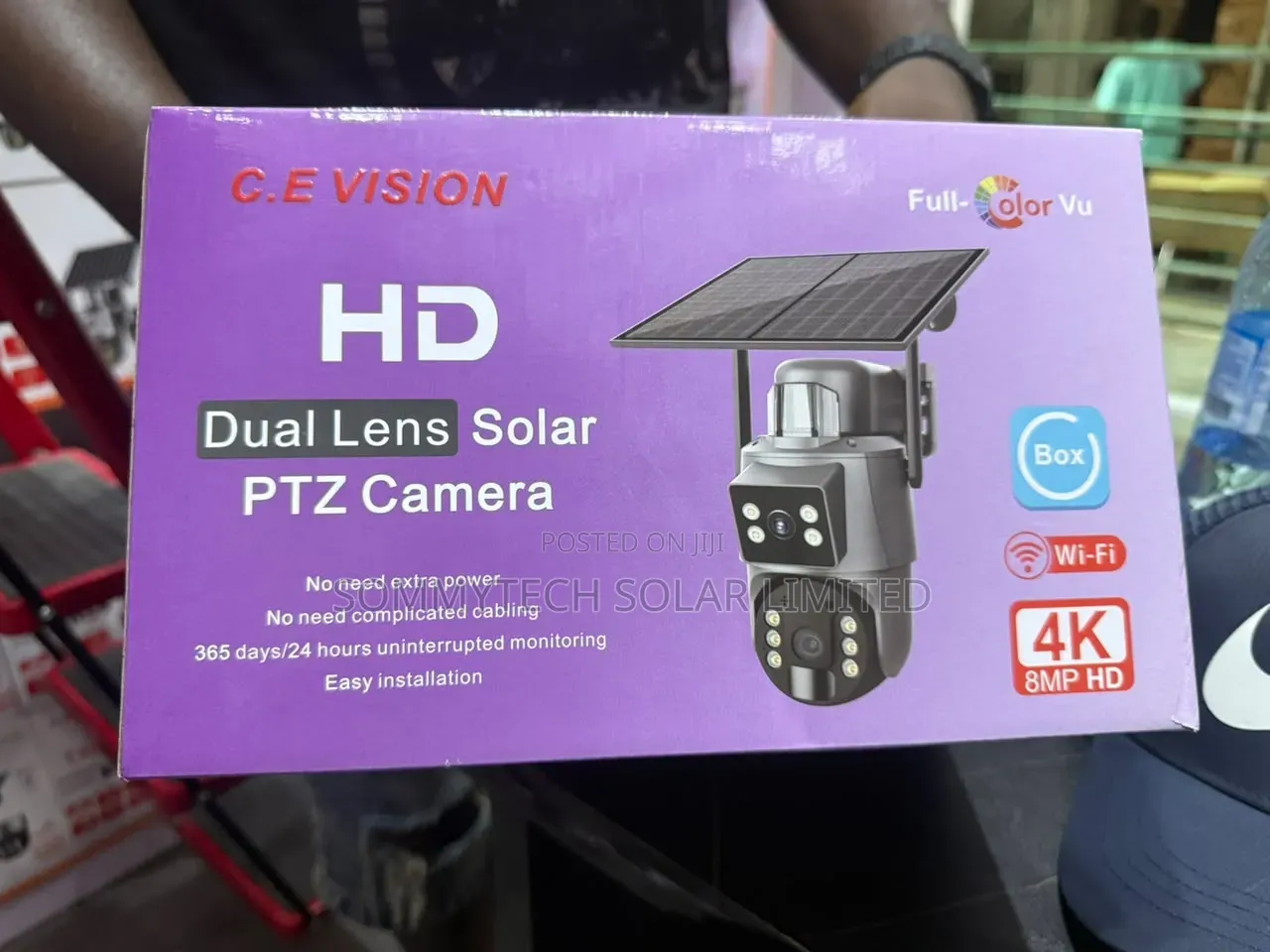 Solar Camera Ubox Duel Triple Lens