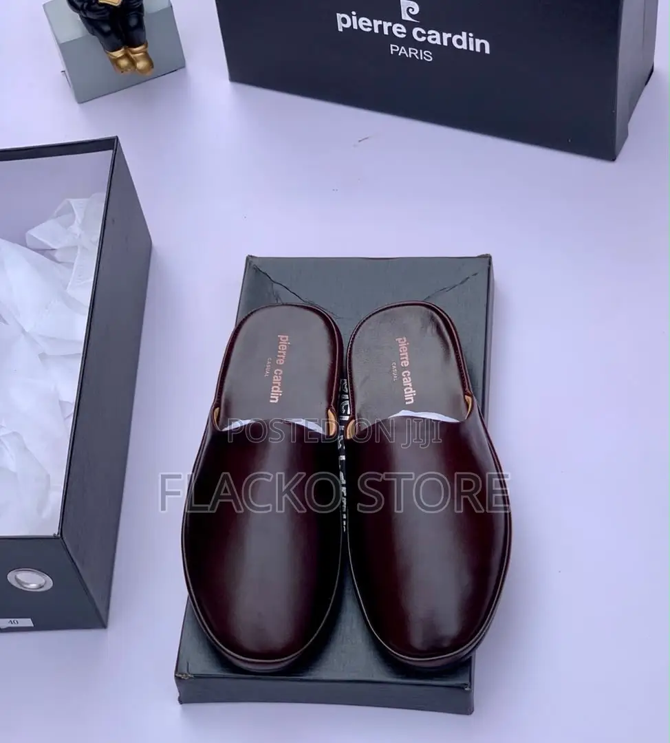 Original Pierre Cardin Leather Mules