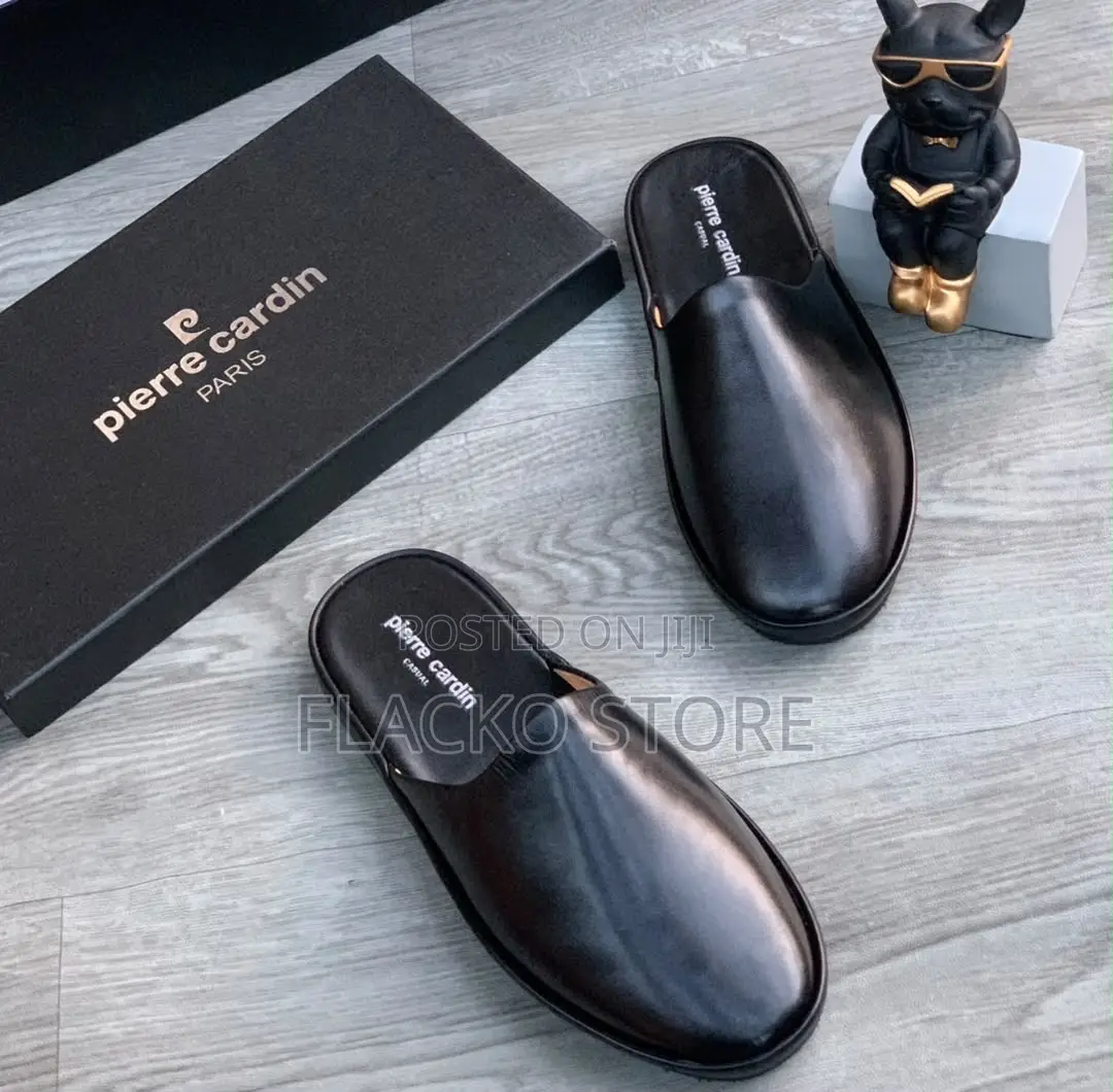Original Pierre Cardin Leather Mules