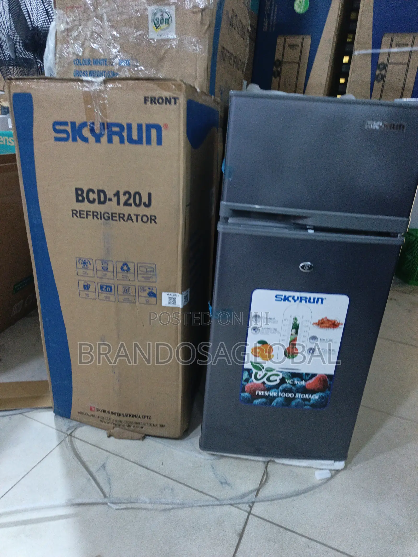 Skyrun 105L Refrigerator – Quality Home Refrigerator With Freezer