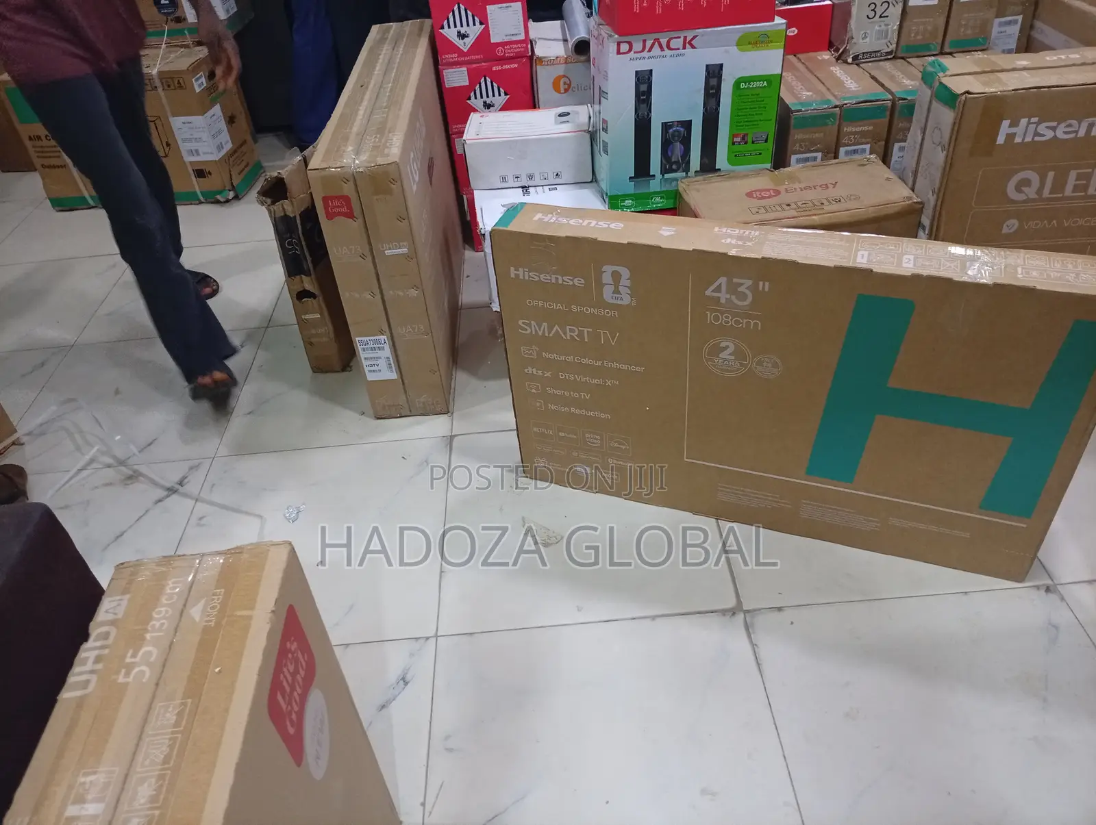 Hisense 43 Inch Television With Fast Streaming and Sharp HD Resolution