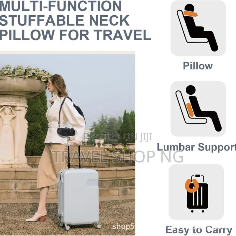 Stuffable Travel Pillow| Dual-Purpose Travel Comfort Pillow
